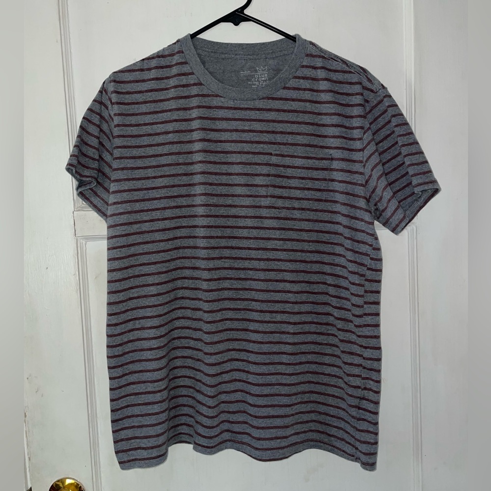 Blue Crown Men’s striped T-Shirt